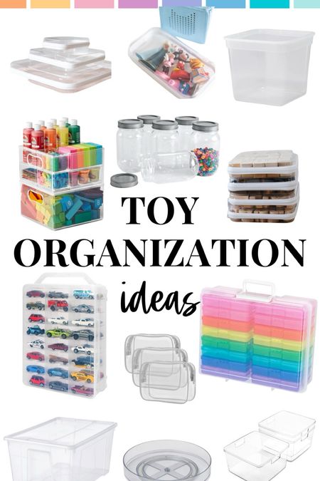 Small Toy Organization ideas 💡 We love and use all of these containers in our home to organize our small toys!  For organization tips 👉🏼 purposefultoys.com

#LTKkids #LTKxTarget #LTKfamily