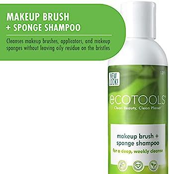 Ecotools Makeup Cleaner for Brushes, Brush and Sponge Cleansing Shampoo, 6 oz (Packaging May Vary) | Amazon (US)