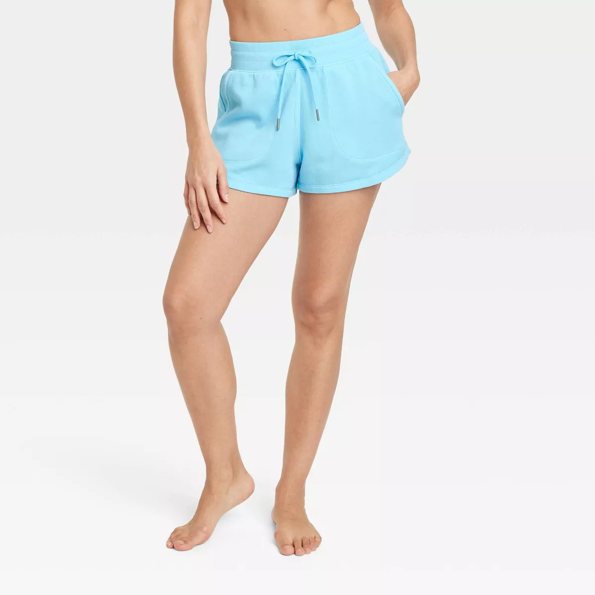 Women's Fleece High-Rise Shorts 3.5" - All In Motion™ | Target