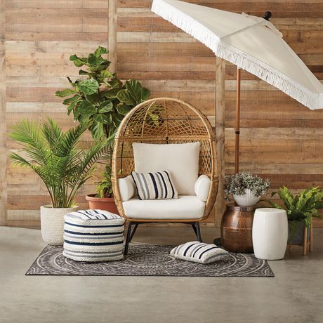 Better Homes & Gardens Ventura Outdoor/Indoor Egg Chair | Walmart (CA)