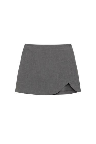 MINI SKIRT WITH WAVY SLIT | PULL and BEAR UK