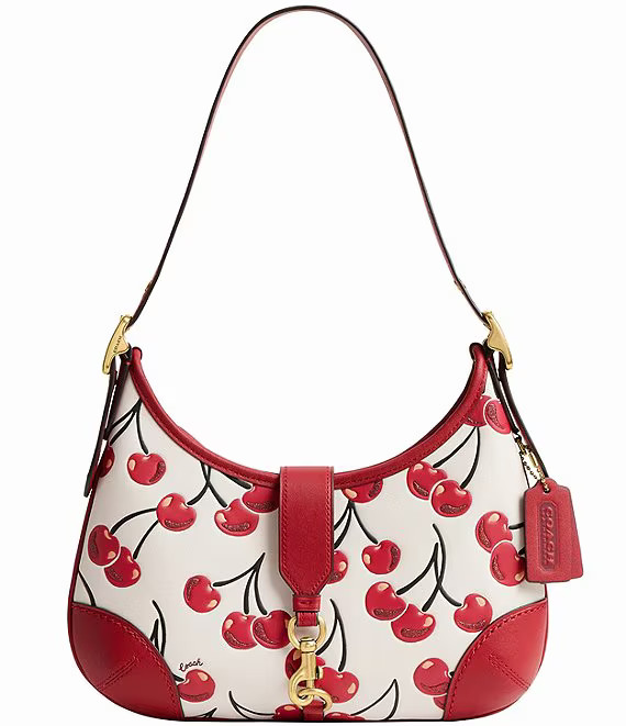 The Coach Originals Cherry Print Hamptons Hobo Shoulder Bag | Dillard's