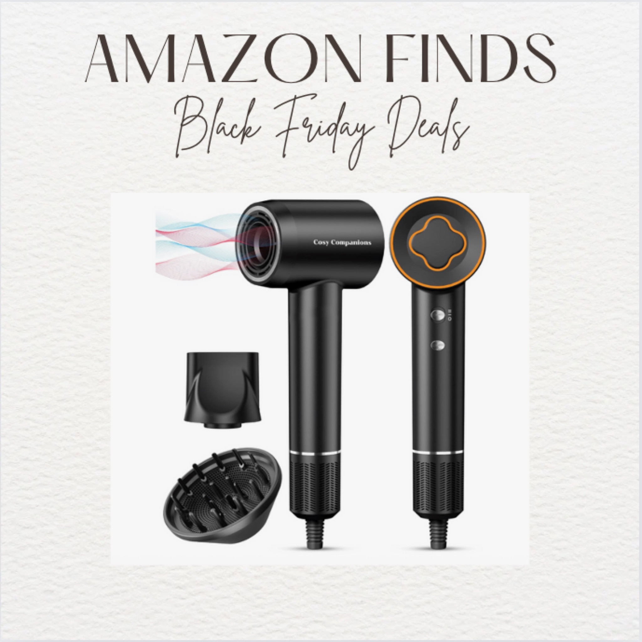 Hair dryer brushless fast drying low noise thermo control  

#LTKFindsUnder100 #LTKSaleAlert #LTKGiftGuide