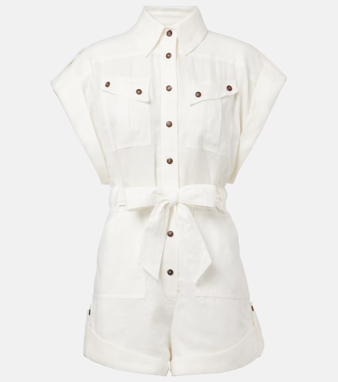 Linen playsuit | Mytheresa (INTL)