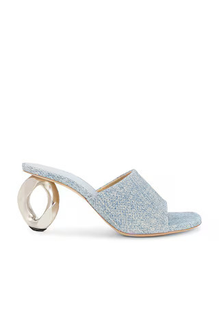 JW Anderson Chain Heel Mule in Blue | FWRD 