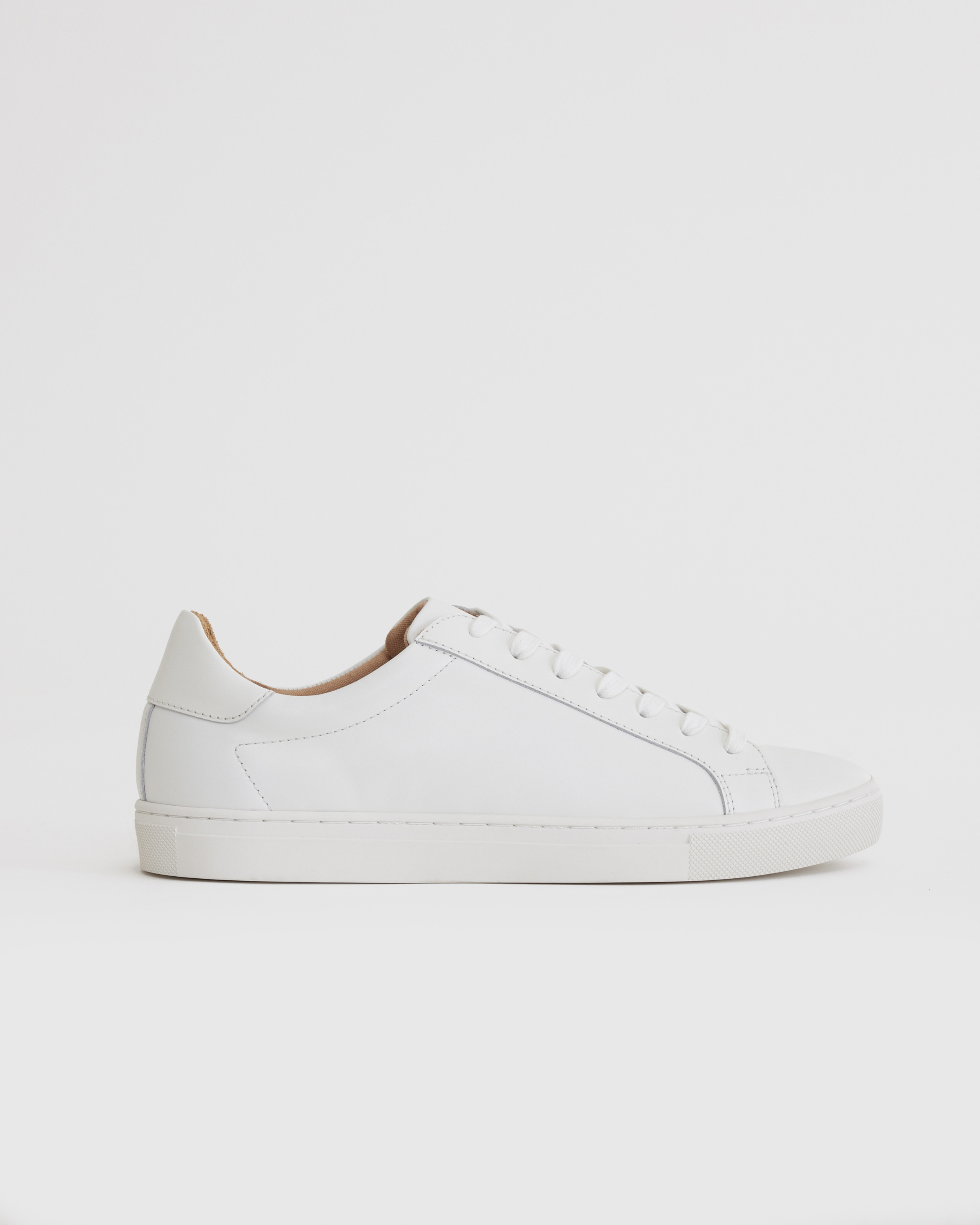 Quince | Women's Everyday Sneaker in White, Size 5, Leather | Quince