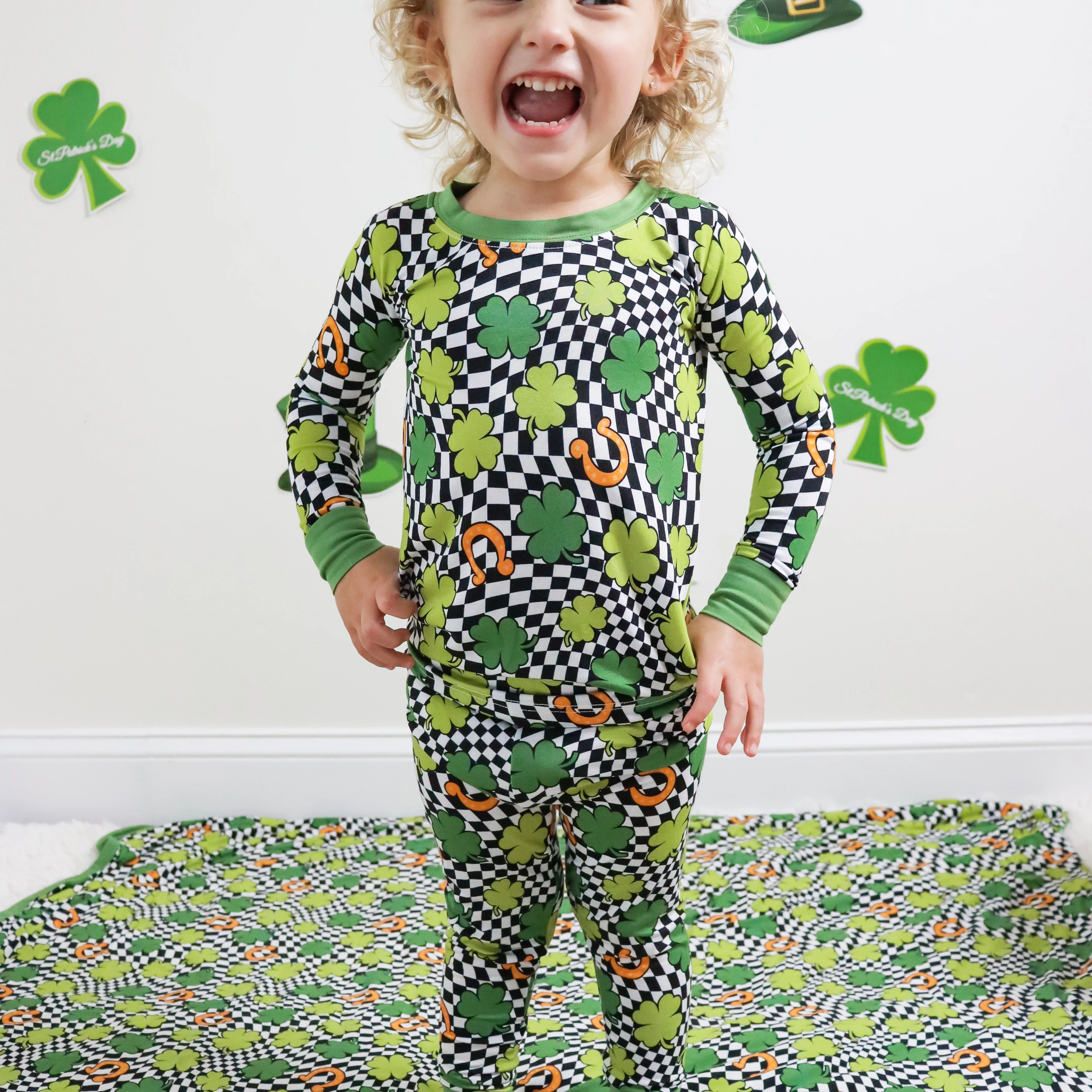 SHAMROCKIN' CHECKS DREAM SET | Dream Big Little Co.