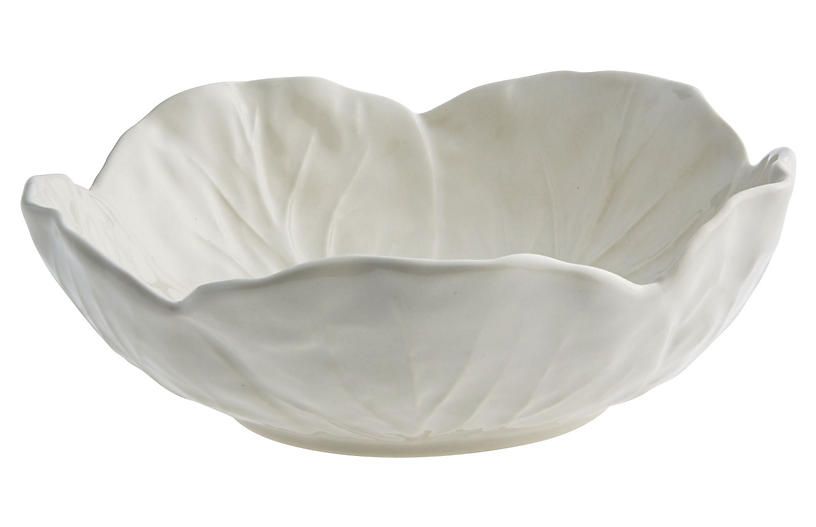 Cabbage Cereal Bowl, Beige | One Kings Lane