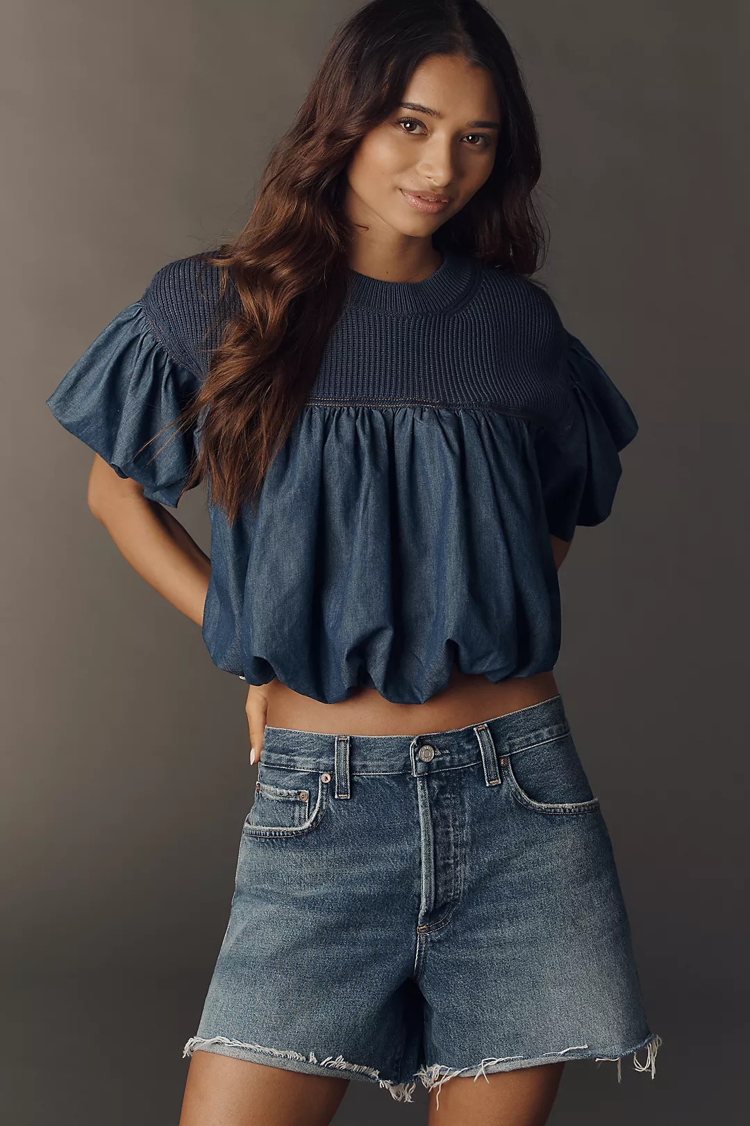 AGOLDE NYE Denim Shorts | Anthropologie (US)