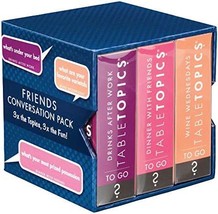 TableTopics Friends Conversation Pack - 120 Conversation Cards for Girls Nights Out, Dinner Parti... | Amazon (US)