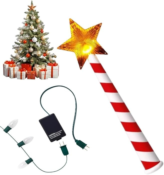 Magic Wand Christmas Light Controller, Wireless Wand Christmas Tree String Light Controller, Xmas... | Amazon (US)