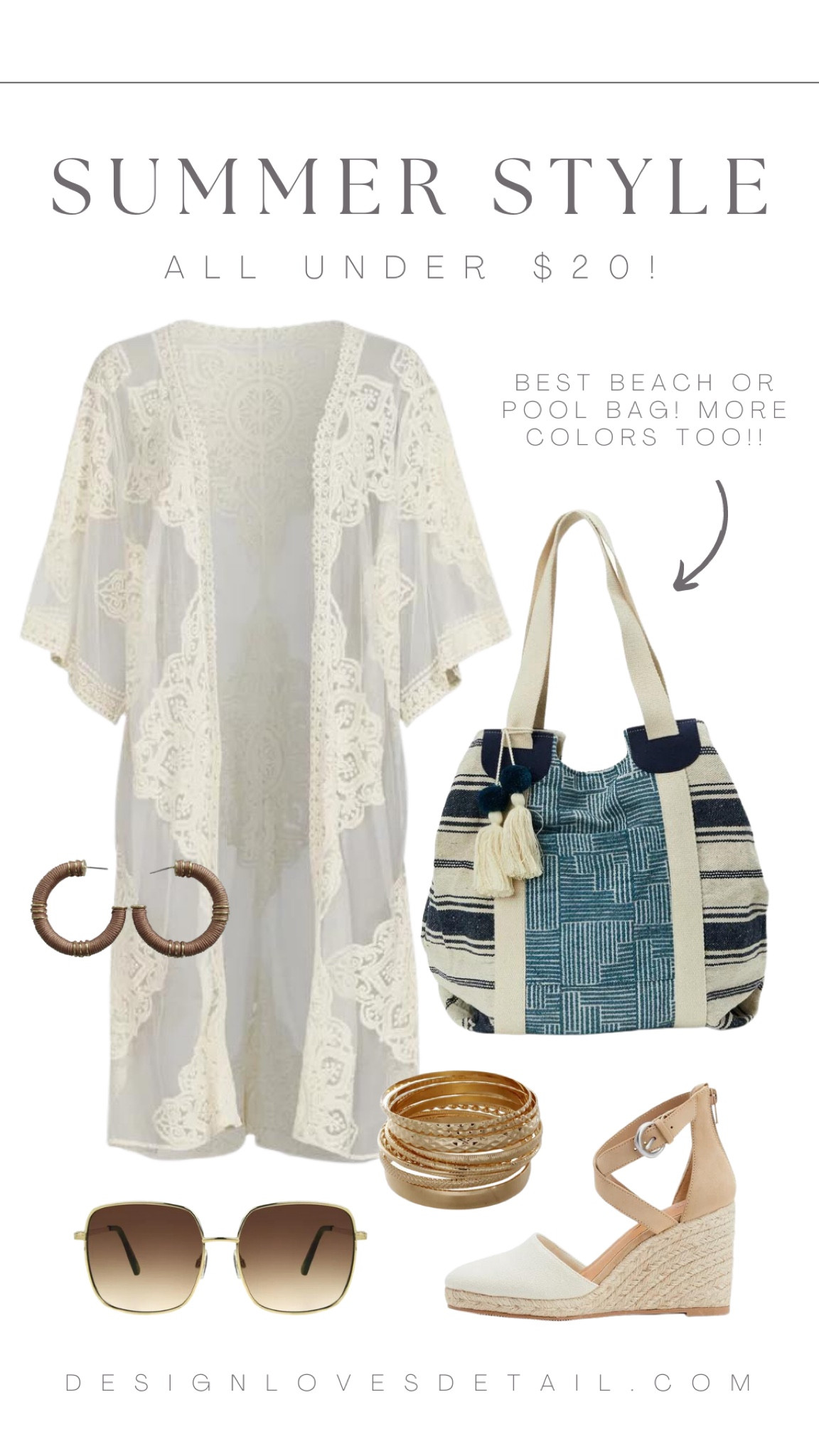 Everything on this board is under $20!! The coverup is only $11.94 right now! Plus check out all the fun color + pattern options for this beach tote! @walmartfashion

#walmartpartner #walmartfashion #walmart #deals #under20 #traveloutfit #beachwear #resortwear #swimcoverup 

#LTKsalealert #LTKSeasonal #LTKunder50