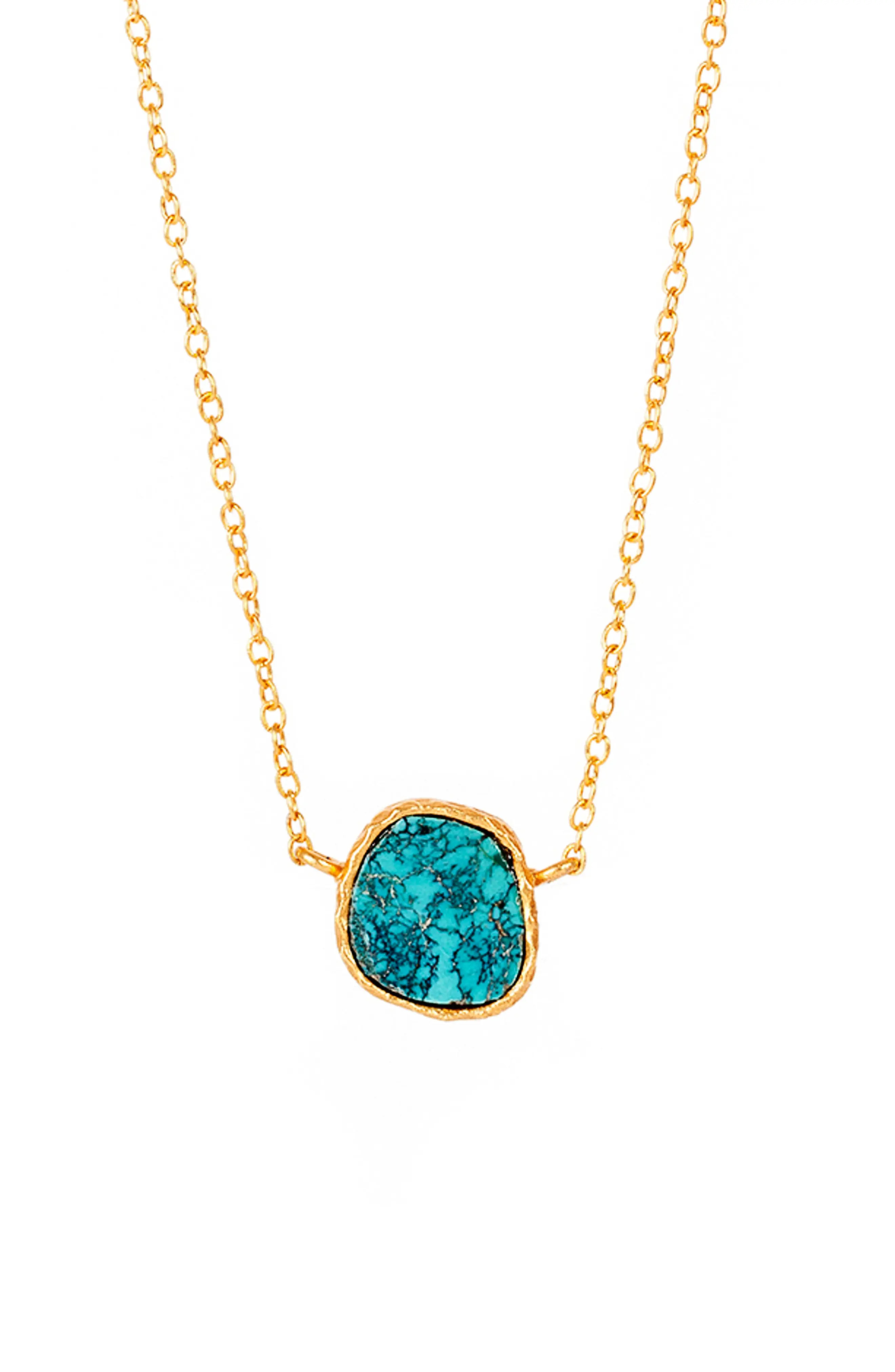 Christina Greene Delicate Pendant Necklace in Turquoise at Nordstrom | Nordstrom