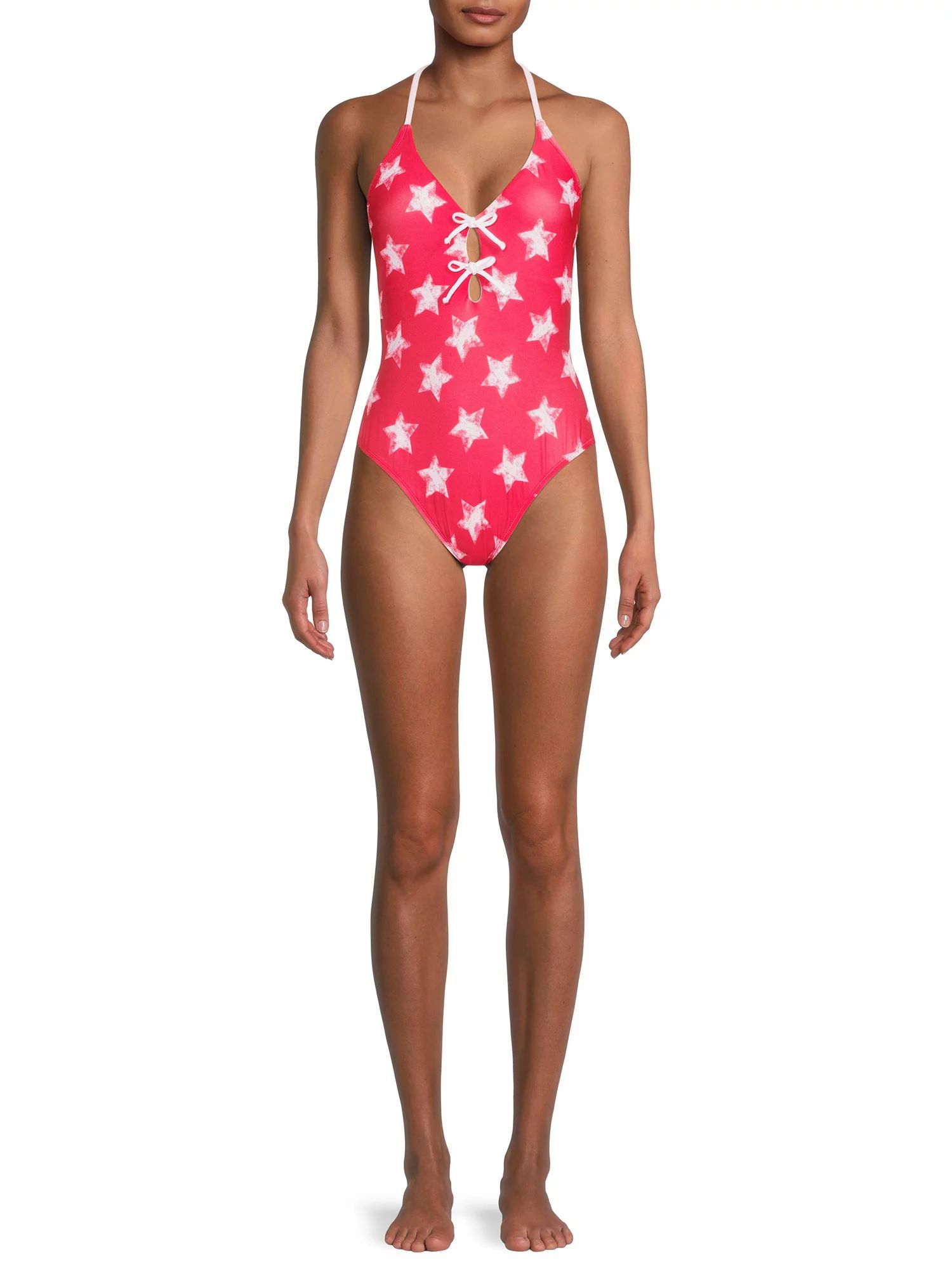 Social Angel Women's Havana Stars Keyhole One-Piece Swimsuit | Walmart (US)