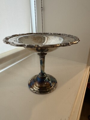 Vintage Silver Plated Compote Dish | eBay US