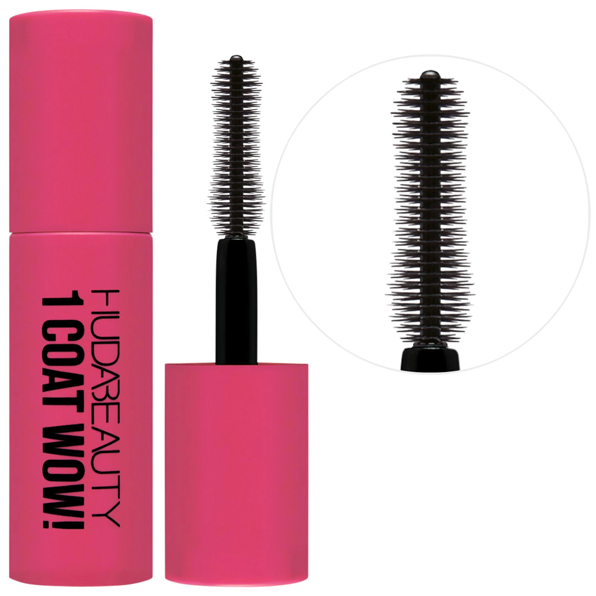 HUDA BEAUTY Mini 1 Coat WOW! Extra Volumizing and Lifting Mascara 0.23 fl oz. / 7 mL | Sephora (US)