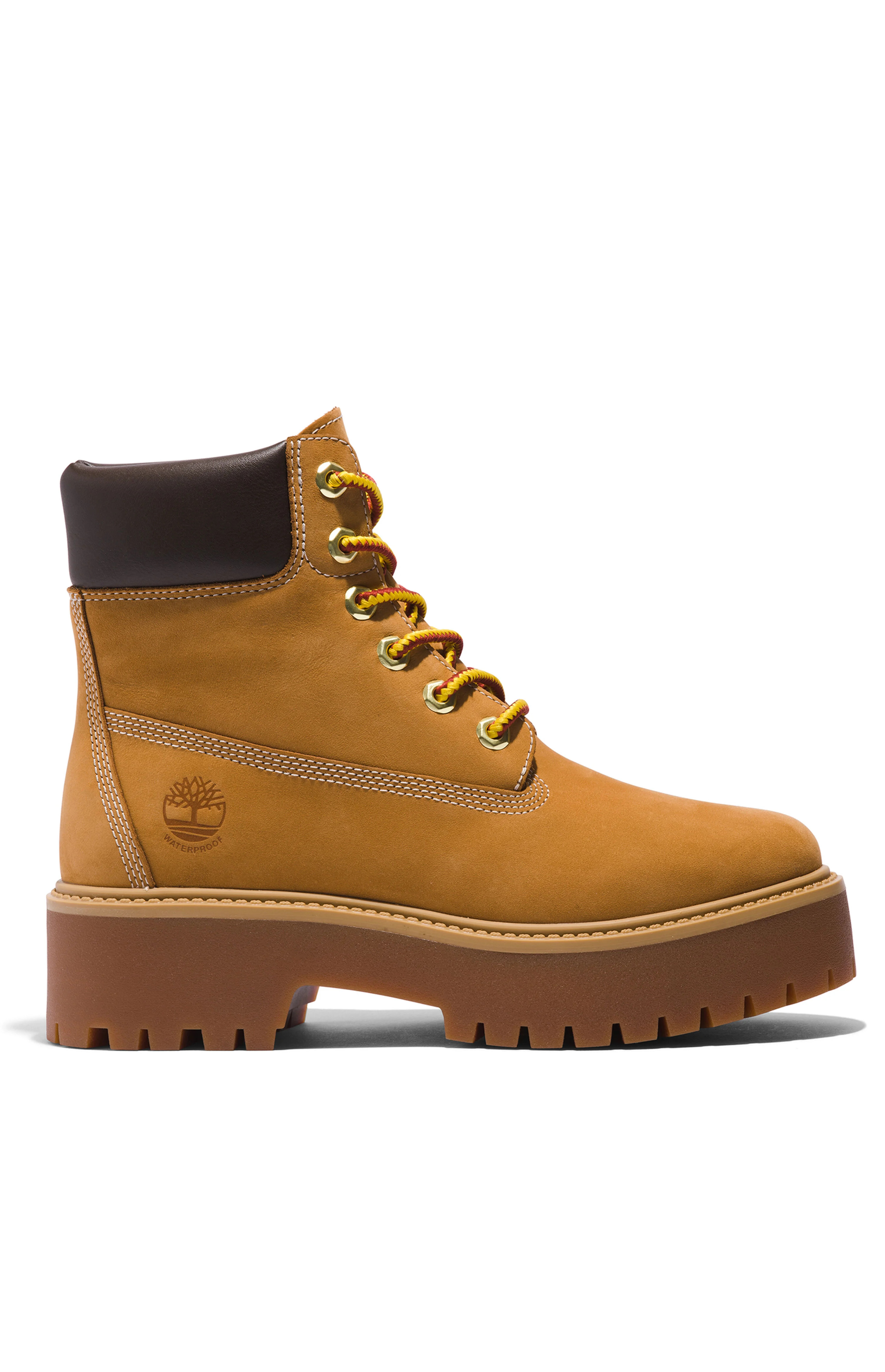 Timberland Women's Wheat Stone Street 6inch Lace-Up Waterproof Boots | PacSun