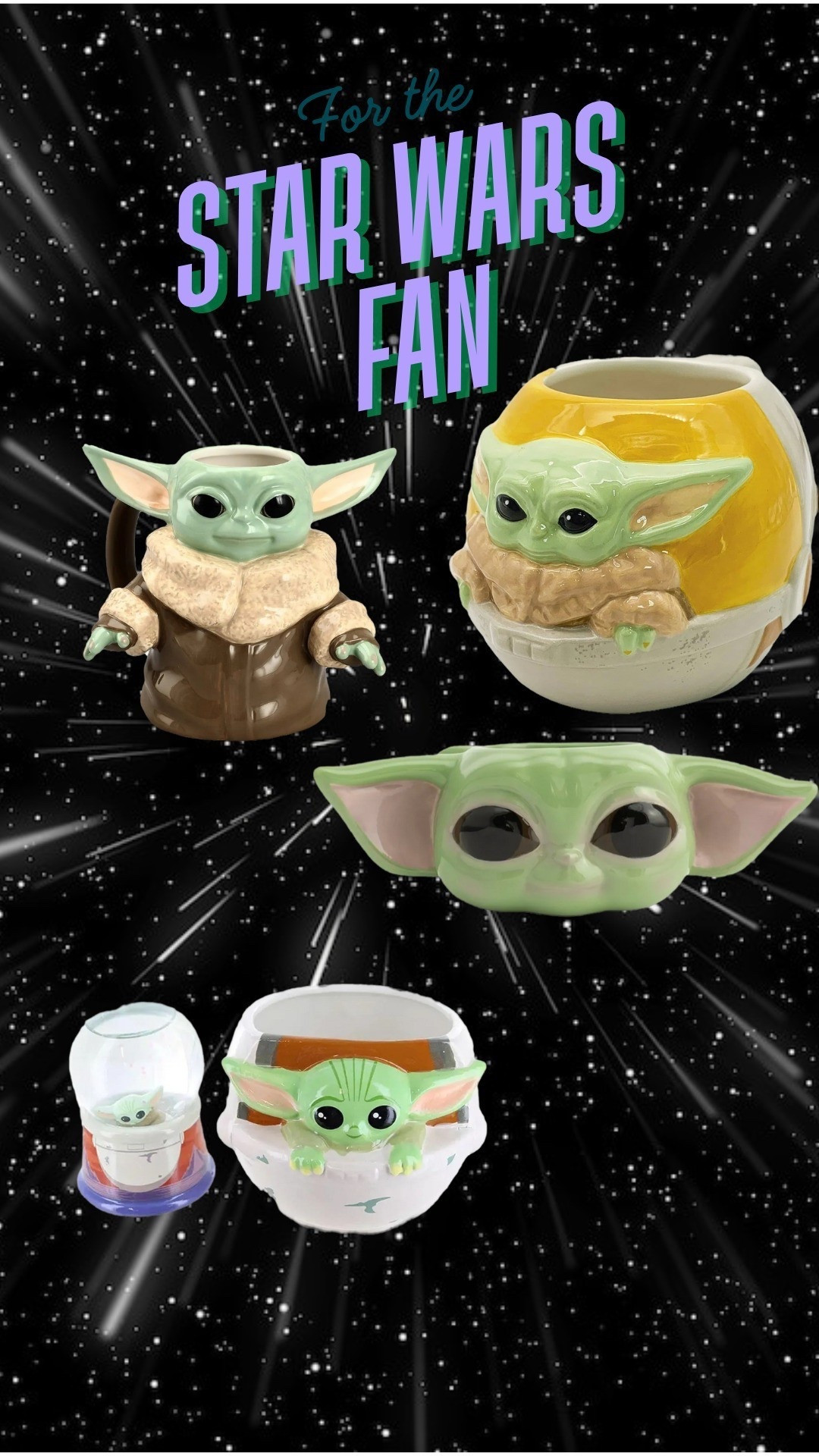 Star Wars day is coming up! Celebrate by getting cure drinkware and mugs for the Jedi in your life!

#LTKmomlife #LTKMens #LTKKids