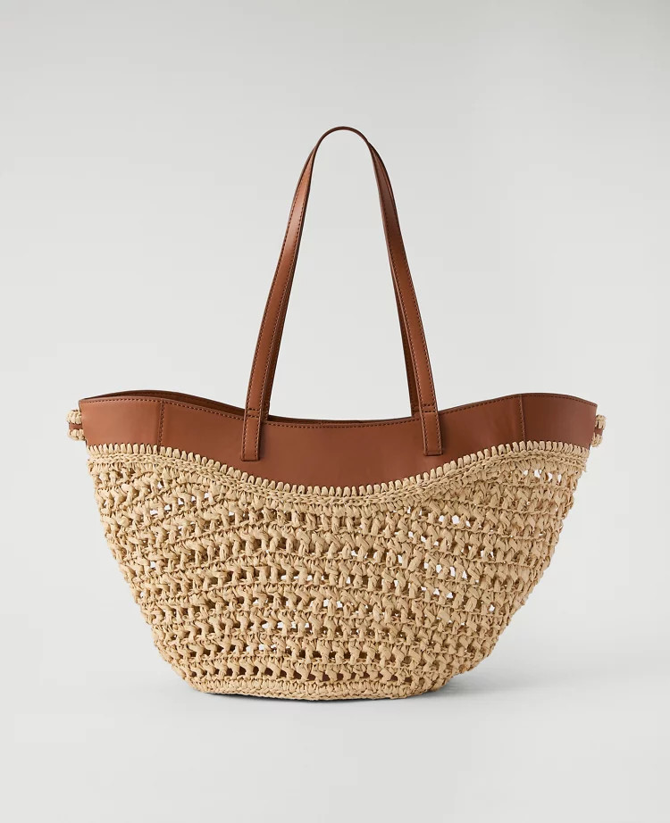 Straw Tote | Ann Taylor