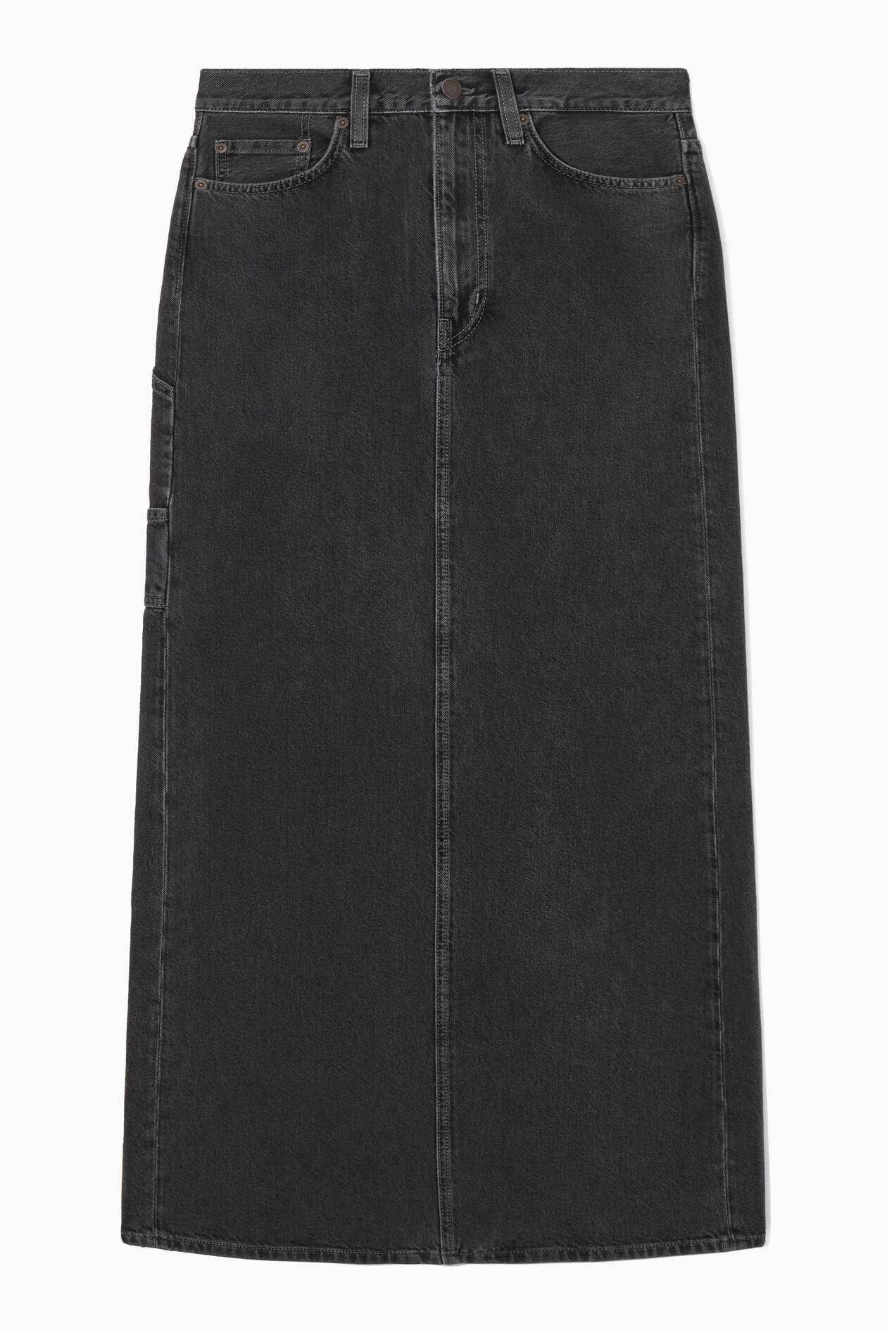 DENIM MAXI SKIRT | H&M (UK, MY, IN, SG, PH, TW, HK)