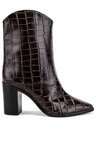 Schutz Vonna Boot in Brown. - size 8 (also in 10, 6, 7, 7.5, 8.5, 9, 9.5) | Revolve Clothing (Global)