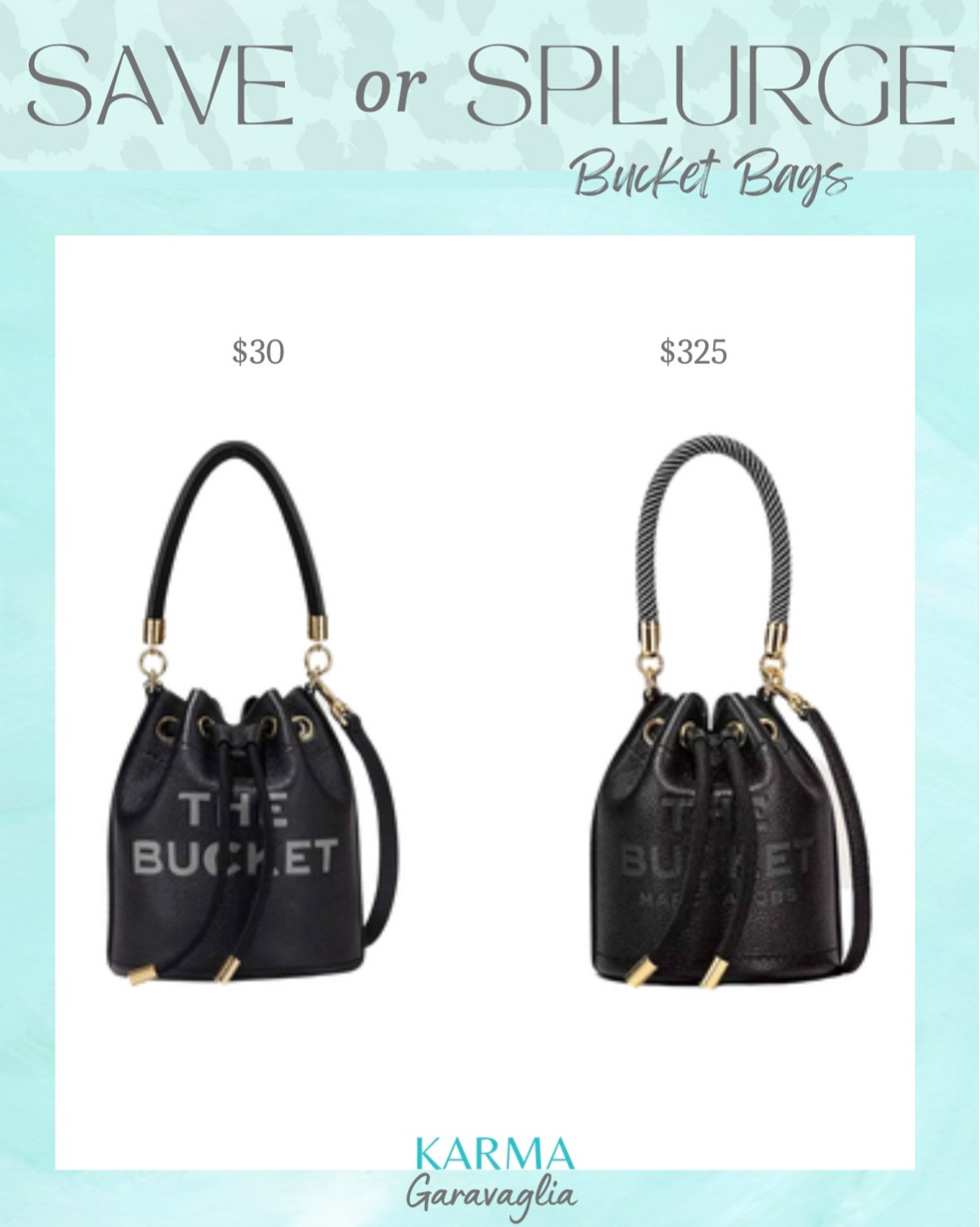 Save or Splurge, Save or Steal, designer dupe, splurgeworthy, designer inspired dupe, budget friendly, Marc Jacobs bucket bag, Amazon find, Amazon dupe

Follow me for more fashion finds, beauty faves, lifestyle, home decor, sales and more! So glad you’re here!! XO!!

#LTKunder50 #LTKFind #LTKstyletip