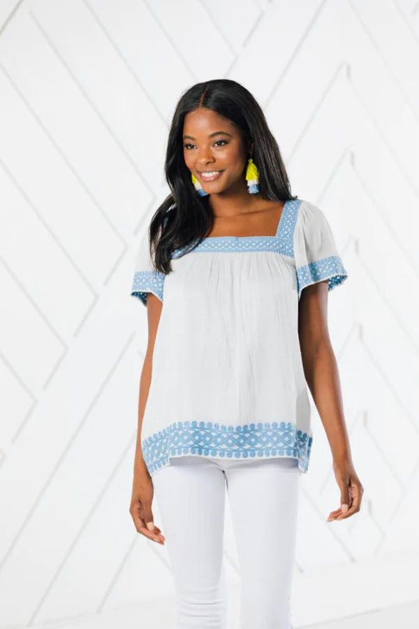 Flutter Sleeve Top | Sail to Sable
