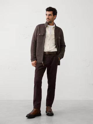 Quilted Knit Jacket | Banana Republic Factory