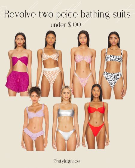 Revolve two piece bathing suits under $100 🤍

Bathing suits, vacation outfit, red swimsuit, pink swimsuit, swimsuit under $100, silver swimsuit, floral swimsuit, flower swimsuit 

#LTKfindsunder100 #LTKswim #LTKtravel