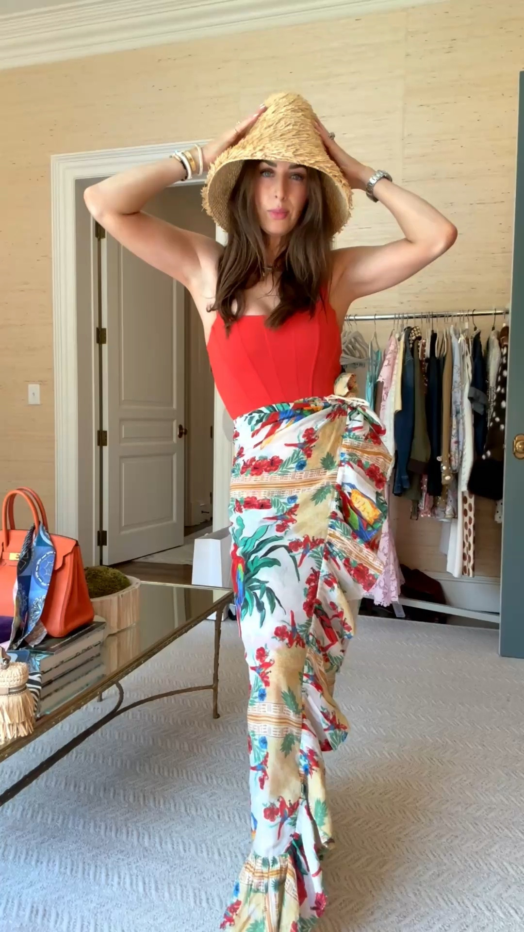 I’m wearing a medium in every swimsuit. 

#LTKSwim #LTKOver40 #LTKTall