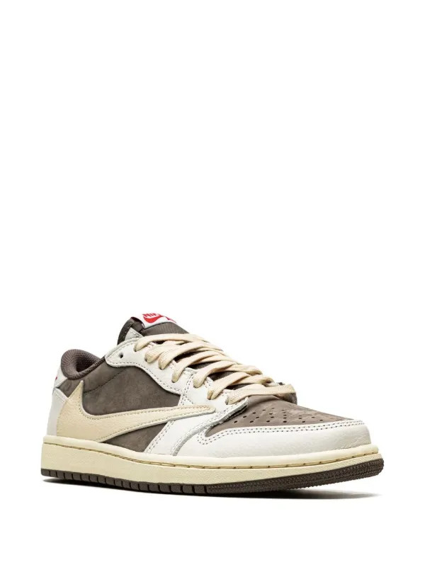 Jordan x Travis Scott Air Jordan 1 Low OG "Reverse Mocha" Sneakers | Brown | FARFETCH | Farfetch Global