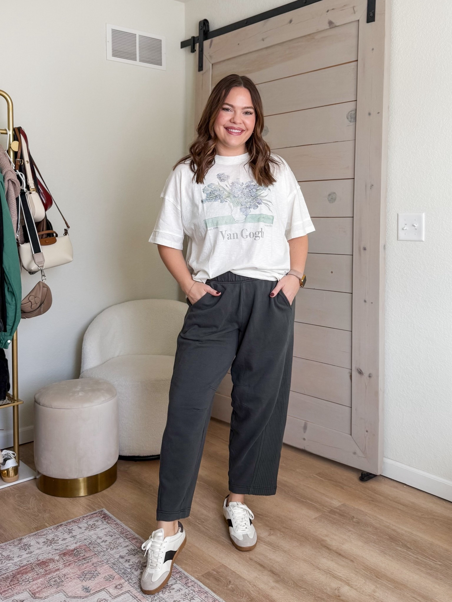 Aerie haul // oversized graphic tee and barrel sweatpants both in true size medium

#LTKmomlife #LTKMidsize #LTKootd