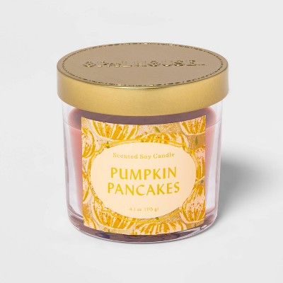 4.1oz Lidded Glass Jar Pumpkin Pancakes Candle - Opalhouse™ | Target