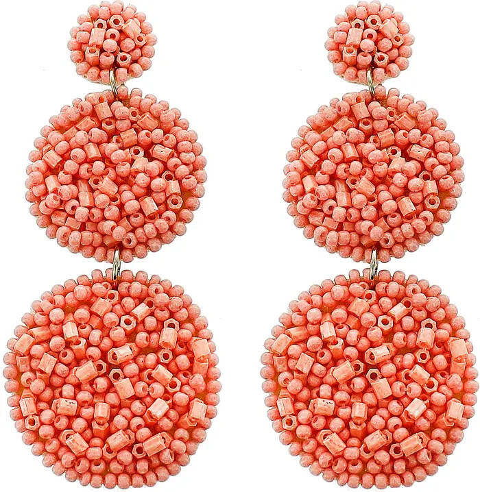 Seed Bead Linear Drop Earrings | Nordstrom