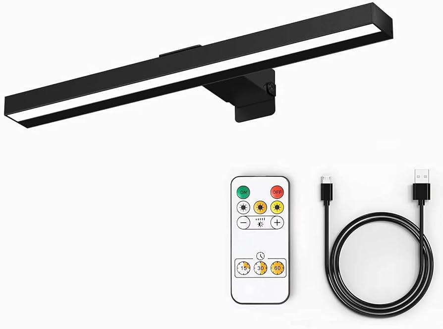 MIOBLUE Cordless Picture Lights with Remote, 16in Metal Battery Operated Picture Light,Rechargeab... | Amazon (US)