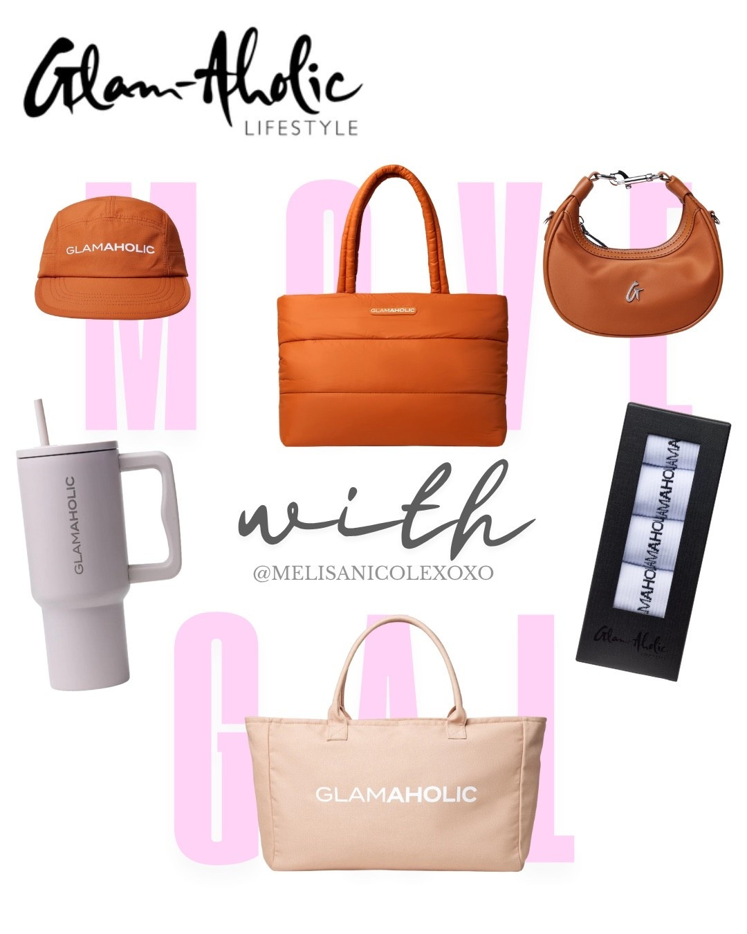 Calling all Glam-Aholics to the front. New products alert featuring Glam-Aholic Lifestyle’s latest drop, Move with GAL 

#MovewithGAL
#GlamAholicLifestyle #GlamaholicFinds 

#LTKSeasonal #LTKActive #LTKItBag