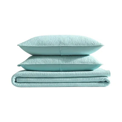 Nautica Seashore Stitch Cotton Reversible Quilt Set | Wayfair North America
