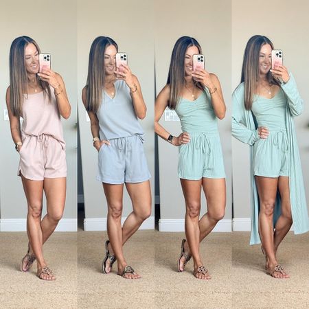 Trendy Loungewear Sets

I am wearing size S in all sets - pink, gray and green - TTS!

Lounge  Loungewear  PJs  Jammies  Mother's Day gift  Mother's Day gift idea  EverydayHolly

#LTKGiftGuide #LTKstyletip #LTKSeasonal