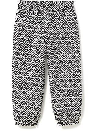 Old Navy Printed Soft Pants For Toddler Size 12-18 M - Black geo | Old Navy US