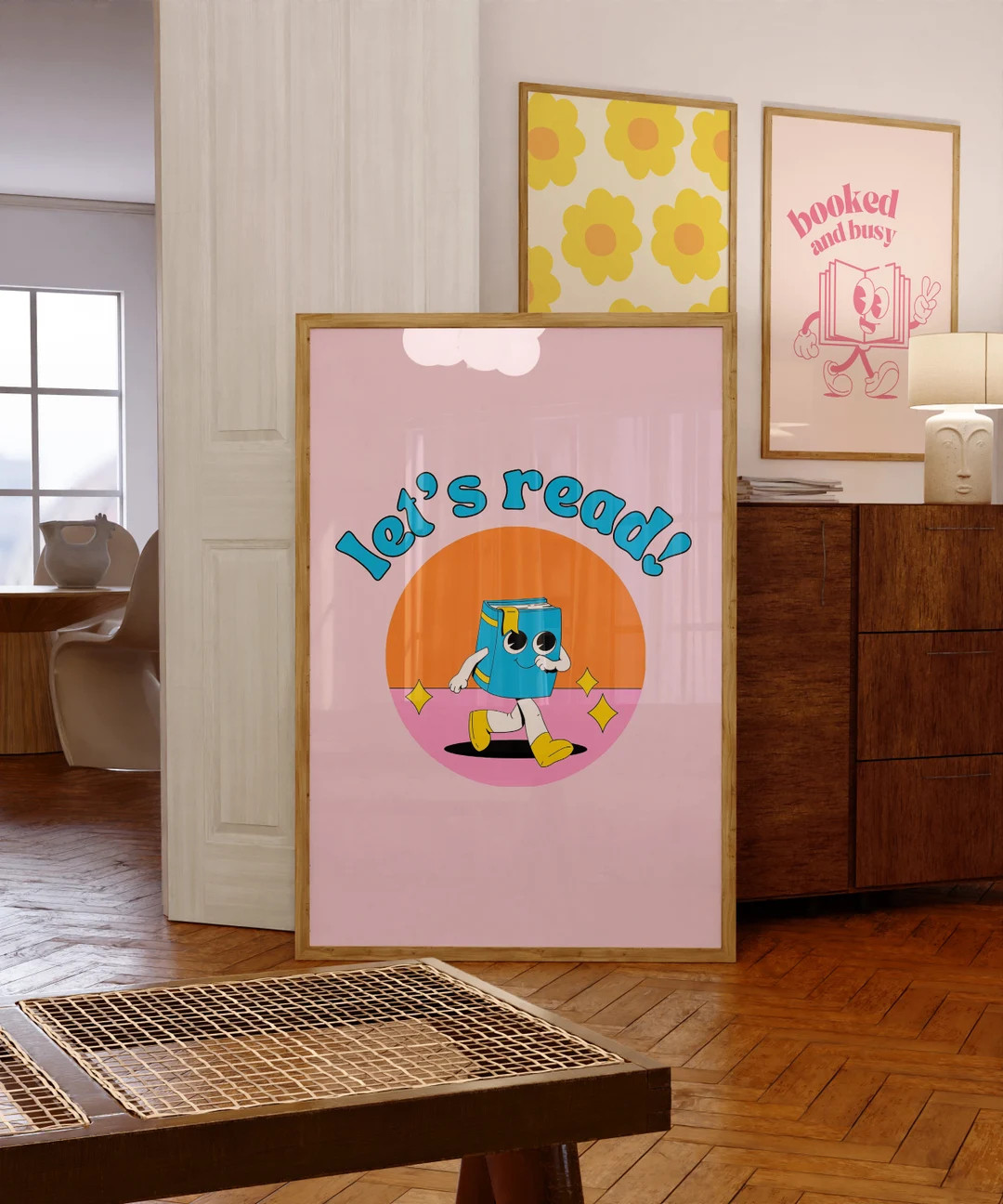 Let's Read Poster, Reading Decor, Digital Prints, Inspirational Art, Instant Download, Encouragin... | Etsy (US)