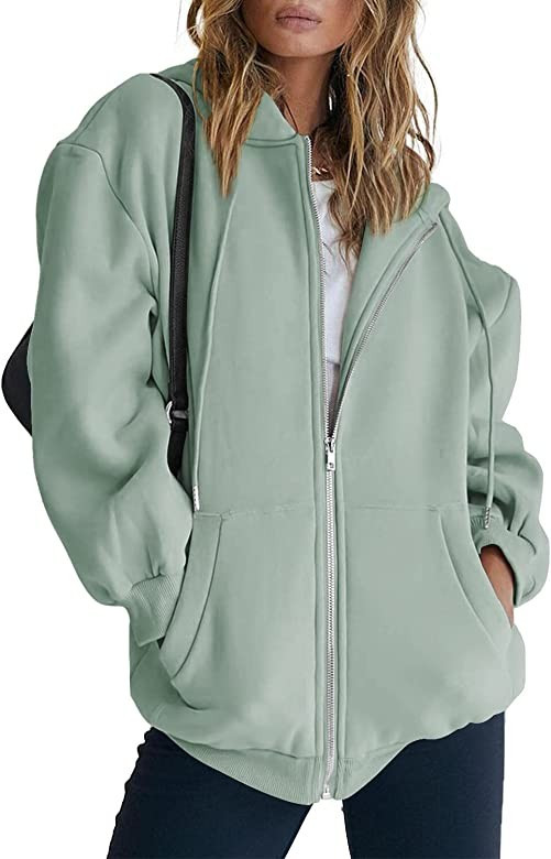 EFAN Women's Cute Hoodies Teen Girl Fall Jacket Oversized Sweatshirts Casual Drawstring Clothes Z... | Amazon (US)