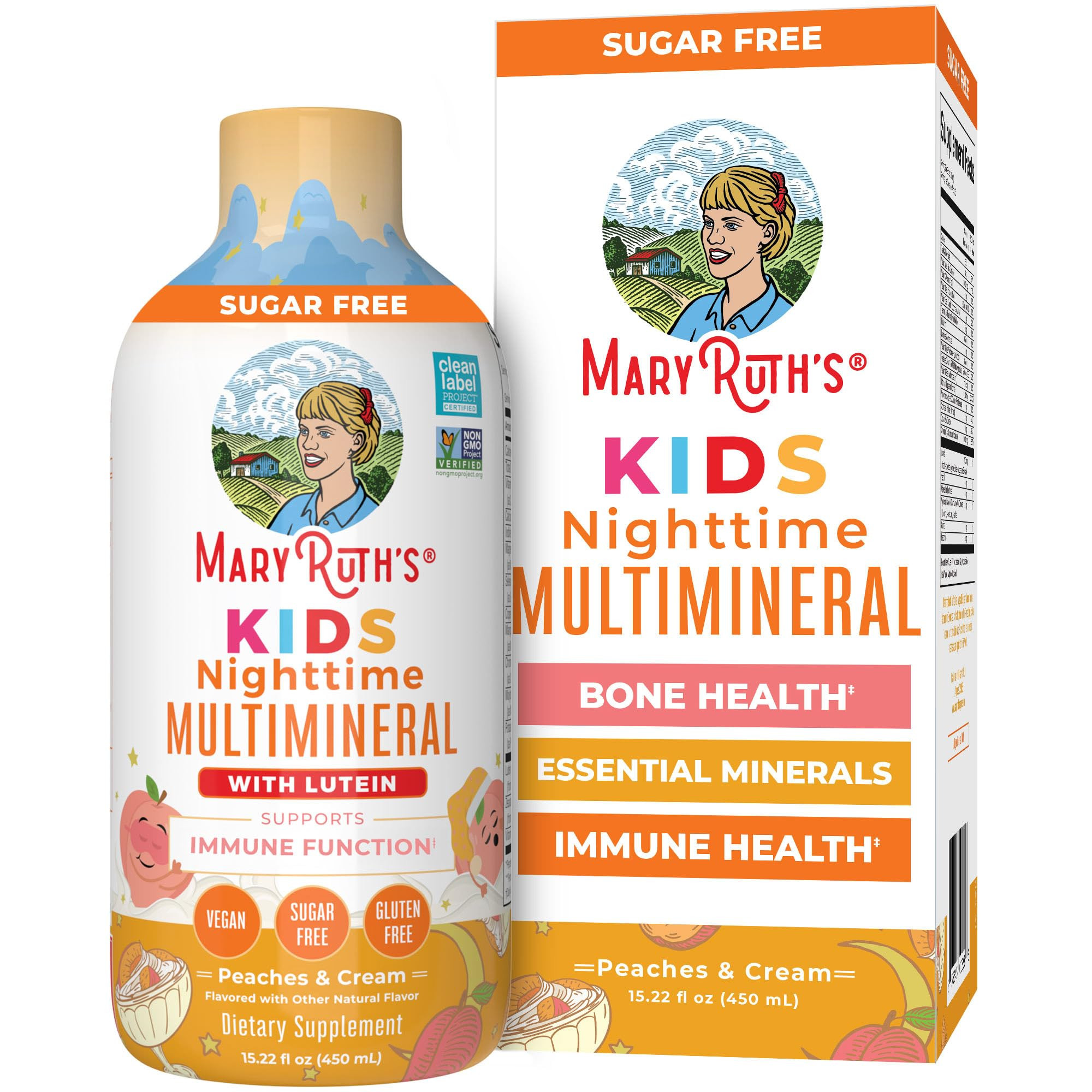 Kids Liquid Nighttime Multimineral by MaryRuth's | Bone Health | Immune Function | Bedtime Supple... | Amazon (US)
