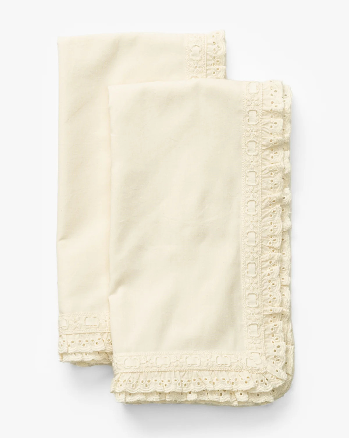 Lace Trim Napkins (Set of 4) | McGee & Co. (US)