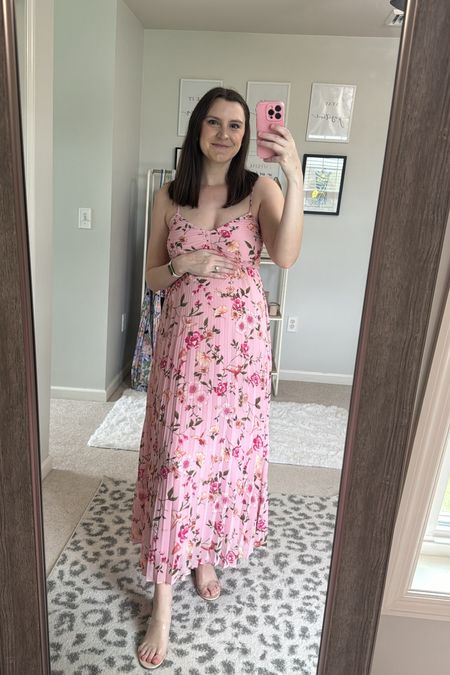 Maternity dress from Pink Blush maternity! Got this to wear to a bridal shower/ wedding and it will work post bump as well!

#LTKBump #LTKStyleTip #LTKWedding