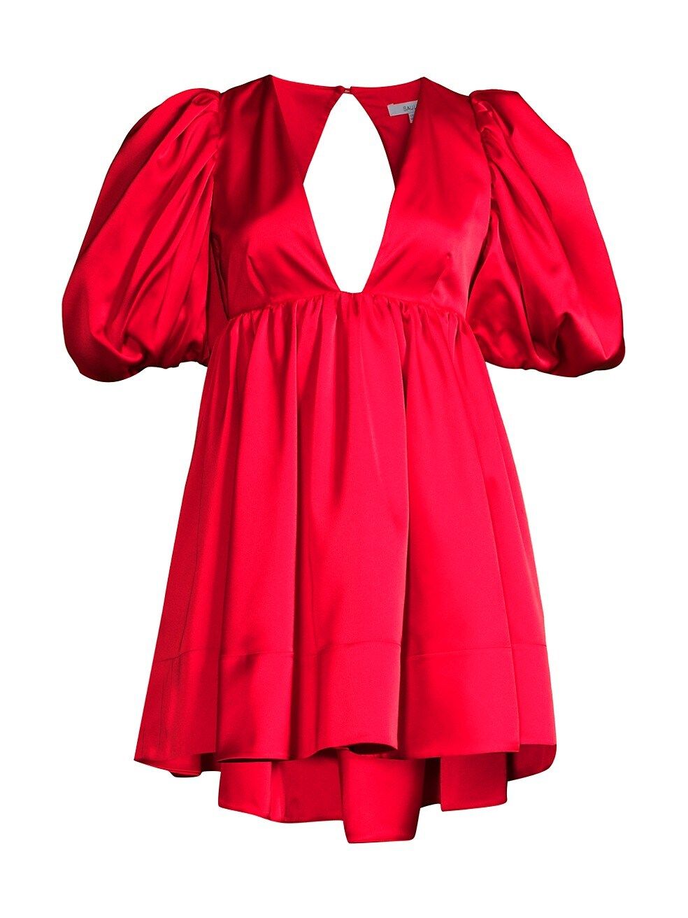 Layla Puff-Sleeve Minidress | Saks Fifth Avenue