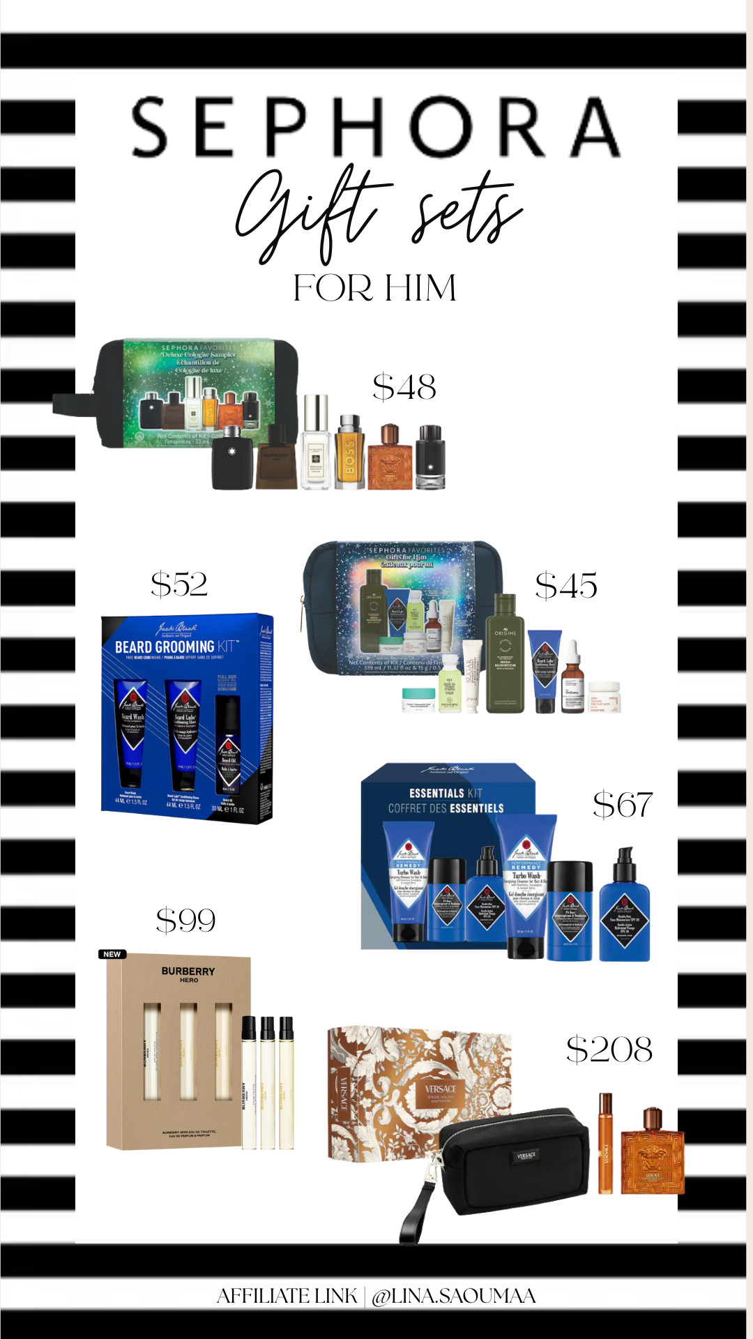 Sephora gift sets for him 

 #LTKwinter #LTKmens #LTKgiftguide