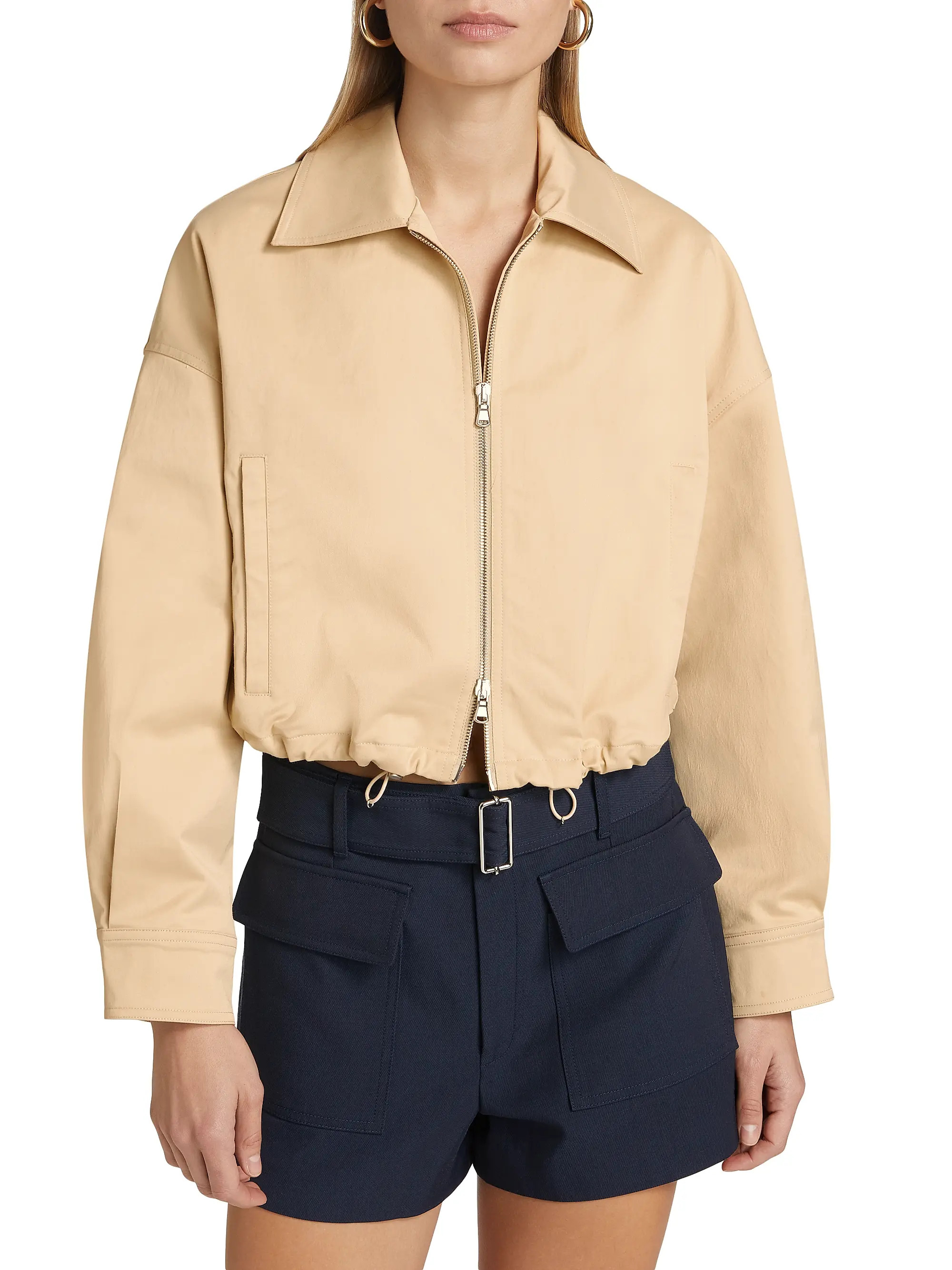 Harry Cropped Bomber Jacket | Saks Fifth Avenue