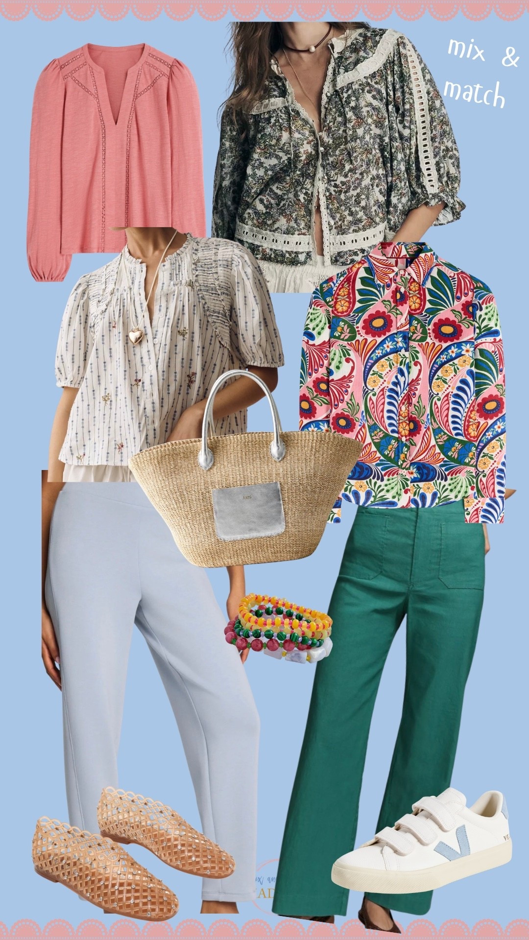 Showing you how to take 2 bottoms & 4 shirts & mix and match them all! 

#LTKmomlife #LTKdayinmylife #LTKOver40