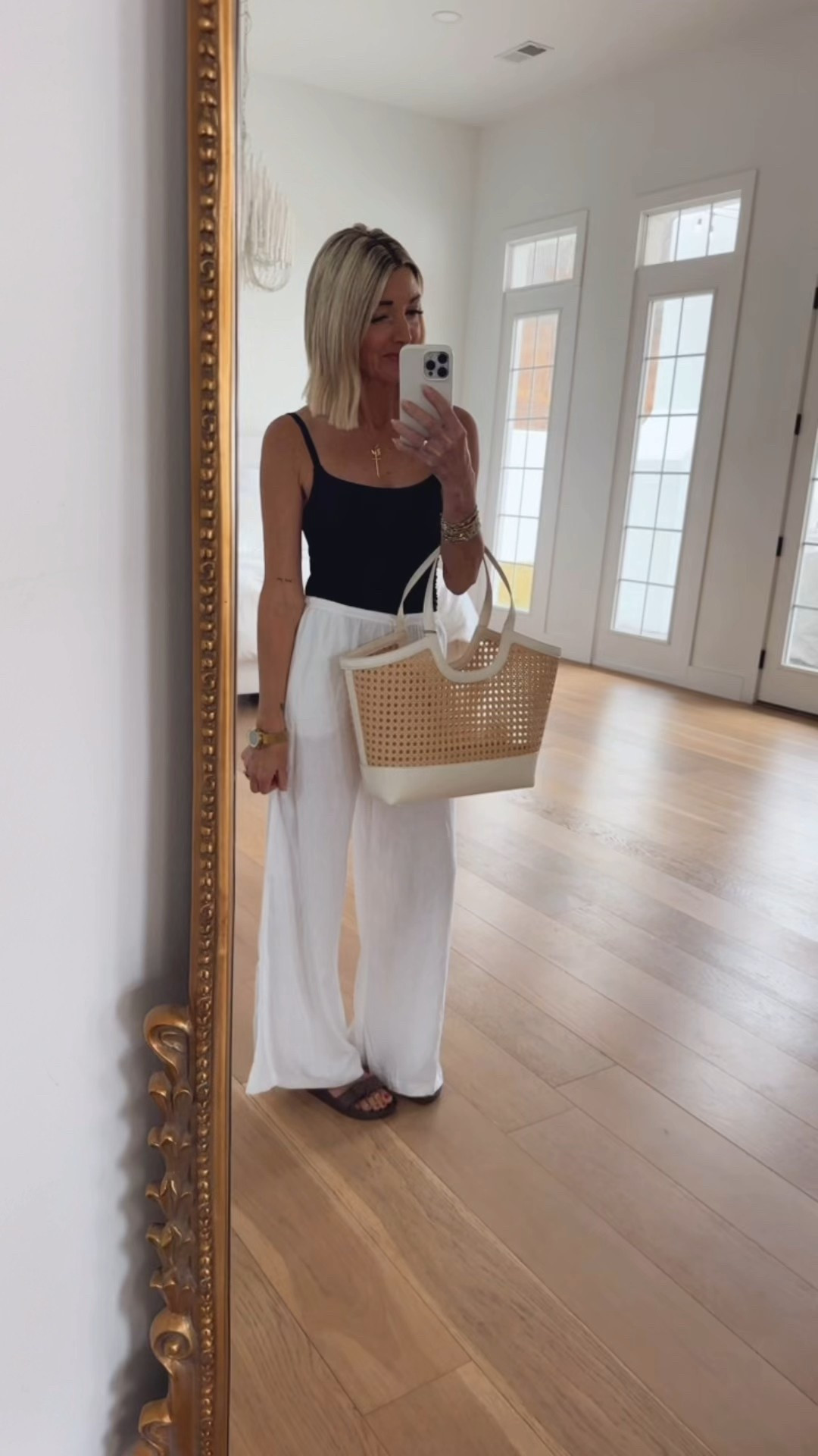 Target Tuesday!!! This pool & beach look is so good & looks way more expensive!one piece swim suit has full coverage wearing small, wearing XS in pants … sharing this look along with what I’m loving from Target this week !!! 

#LTKHome #LTKmomlife #LTKootd