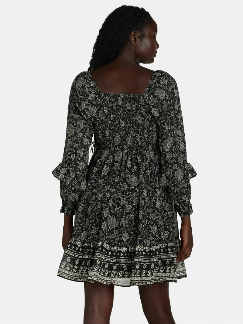 The Pioneer Woman Ruffle Mini Dress, Sizes S-3X, Women's and Women’s Plus | Walmart (US)